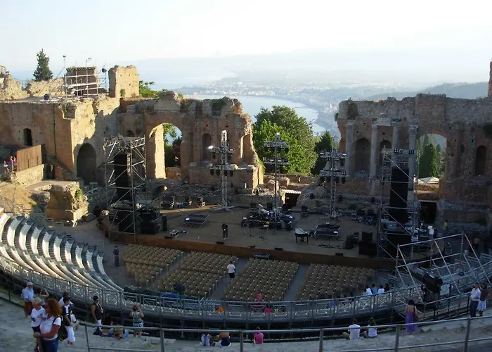 Taormina Castle And Sea View1