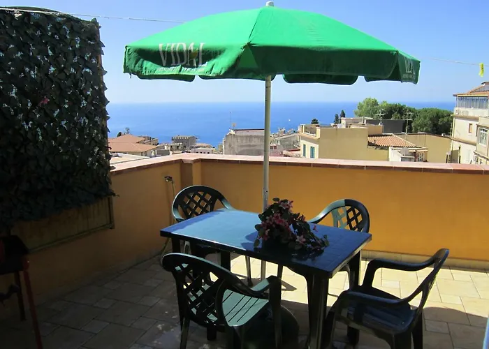 Taormina Castle And Sea View1